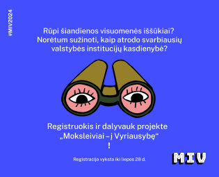 Prasideda registracija į projektą „Moksleiviai – į Vyriausybę“