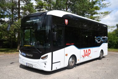 Joniškio viešasis transportas tampa dar ekologiškesnis – pristatytas naujas elektrinis autobusas